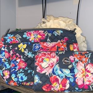 Vera Bradley small crossbody and matching wallet